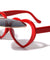 Heart Shape Party Flip Up Frame Wholesale Sunglasses