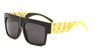 Flat Top Chain Temple Wholesale Sunglasses