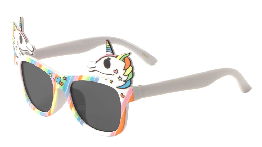 Pride Rainbow Print Unisex Sunglasses in Bulk W-403-RAINB