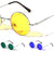 Round Sunglasses with Color Lens Wholesale