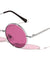 Round Sunglasses with Color Lens Wholesale