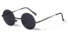 Super Dark Lens Retro Round Wholesale Sunglasses