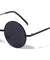 Super Dark Lens Retro Round Wholesale Sunglasses