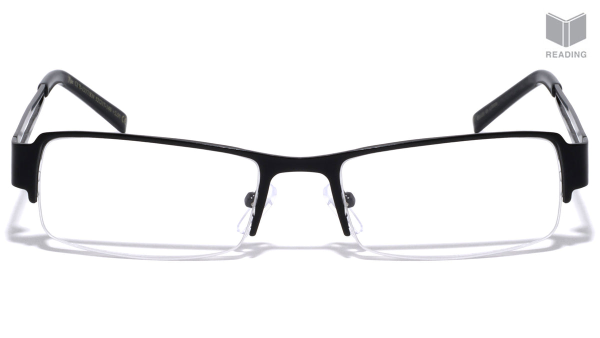 KHAN Semi-Rimless Rectangle Wholesale Bulk Reading Glasses