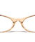 Reading Brown Faux Rhinestone Oval Cat Eye Wholesale Glasses