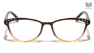 Small Reading Rhinestone Thin Cat Eye Bulk Glasses - Frontier Fashion, Inc.