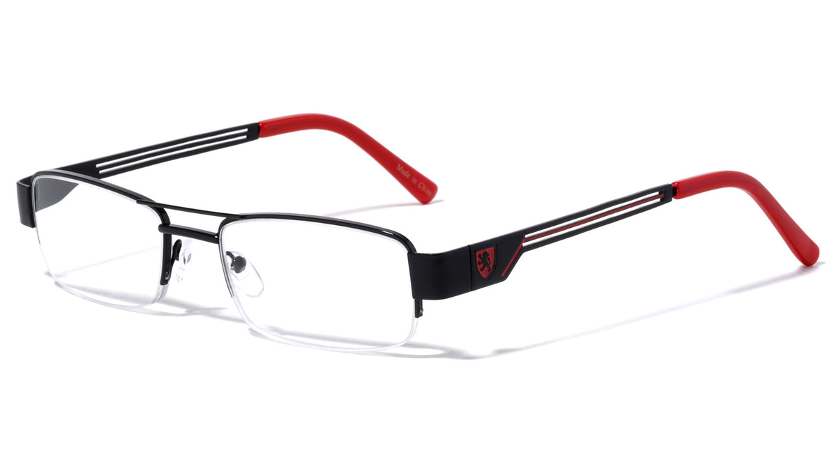 KHAN Striped Rectangle Reading Glasses Wholesale