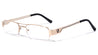 KHAN Striped Rectangle Reading Glasses Wholesale