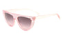 Rhinestoned Flat Top Cat Eye Bulk Wholesale Sunglasses