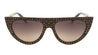 Rhinestoned Flat Top Cat Eye Bulk Wholesale Sunglasses