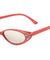 Rhinestoned Thin Cat Eye Bulk Wholesale Sunglasses
