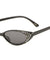 Rhinestoned Thin Cat Eye Bulk Wholesale Sunglasses