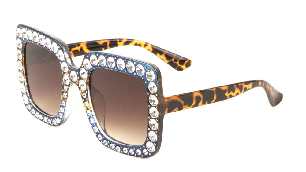 Rhinestoned Butterfly Bulk Wholesale Sunglasses