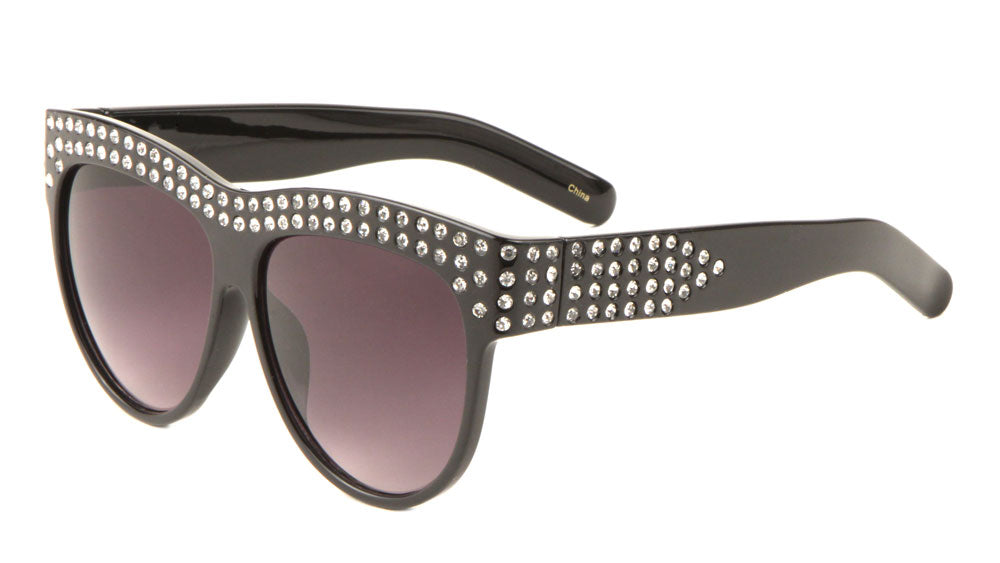 Top Bar Rhinestone Fashion Sunglasses Wholesale