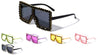 Rhinestone Oversized Squared Wholesale Sunglasses