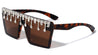 Rhinestone Flat Top Rimless Wholesale Sunglasses