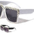 Rhinestone Flat Top Squared Wholesale Sunglasses