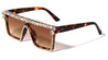Rhinestone Flat Top Horned Wholesale Sunglasses