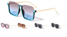 Rhinestone Half Rim Square Butterfly Wholesale Sunglasses