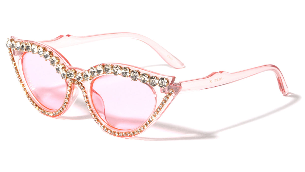 Rhinestone Cat Eye Fashion Wholesale Sunglasses