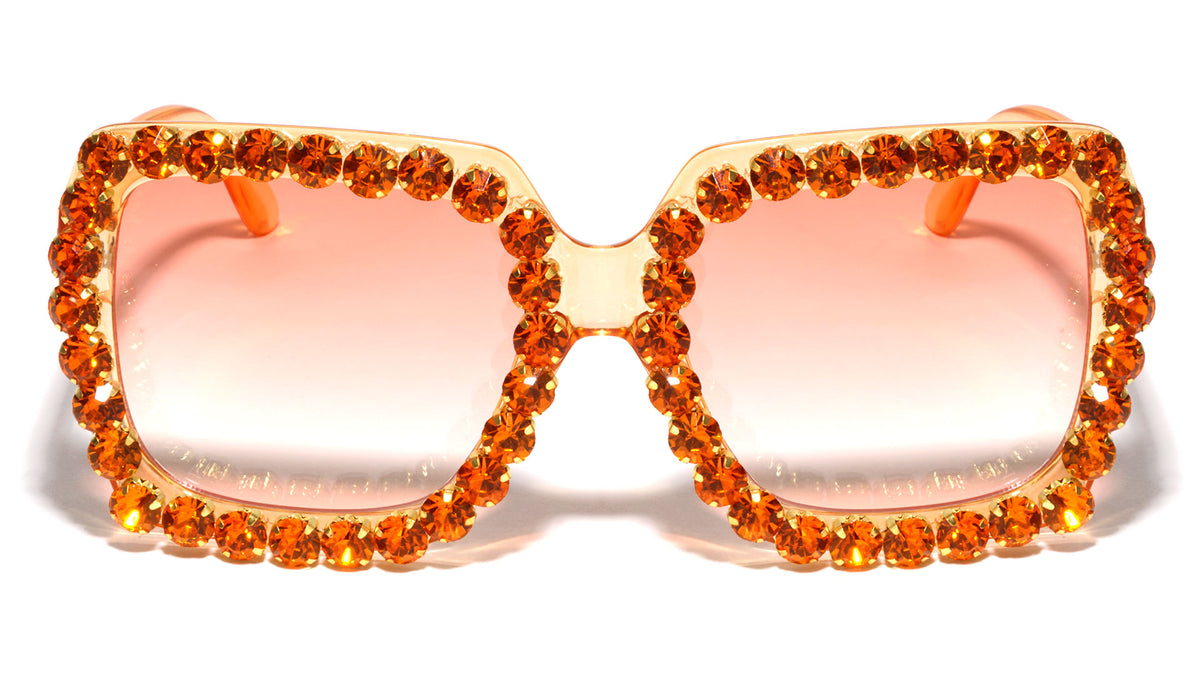Large Rhinestone Butterfly Frame Wholesale Sunglasses