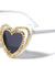 Heart Shaped Diamond Rhinestone Wholesale Sunglasses