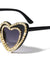 Heart Shaped Diamond Rhinestone Wholesale Sunglasses