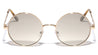 Double Side Frame Retro Round Wholesale Sunglasses