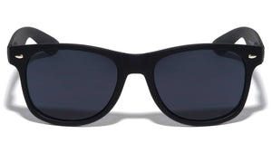 Classic Soft Rubber Coating Super Dark Sunglasses Wholesale