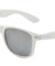 Classic Spring Hinge White Frame Mirror Lens Bulk Sunglasses