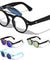 Retro Frame with Flip Color Mirror Lens Wholesale Sunglasses