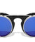 Retro Frame with Flip Color Mirror Lens Wholesale Sunglasses