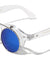 Retro Frame with Flip Color Mirror Lens Wholesale Sunglasses