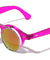 Retro Frame with Flip Color Mirror Lens Wholesale Sunglasses