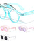 Crystal Color Retro with Color Flip Lens Wholesale Sunglasses