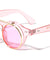 Crystal Color Retro with Color Flip Lens Wholesale Sunglasses
