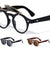 Retro Round Flip Sunglasses Wholesale