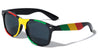 Spring Hinge Rasta Colors Classic Wholesale Sunglasses
