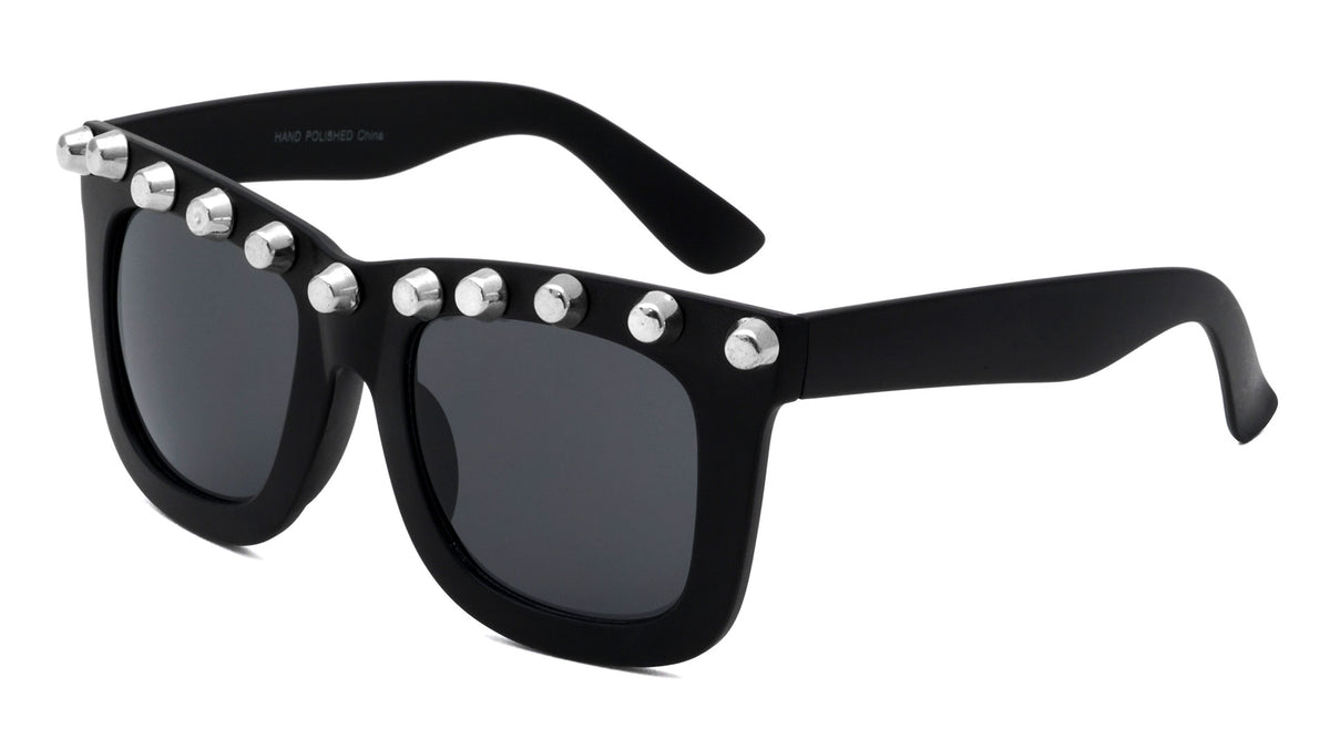 Classic Square Frame Barrel Studs Wholesale Sunglasses