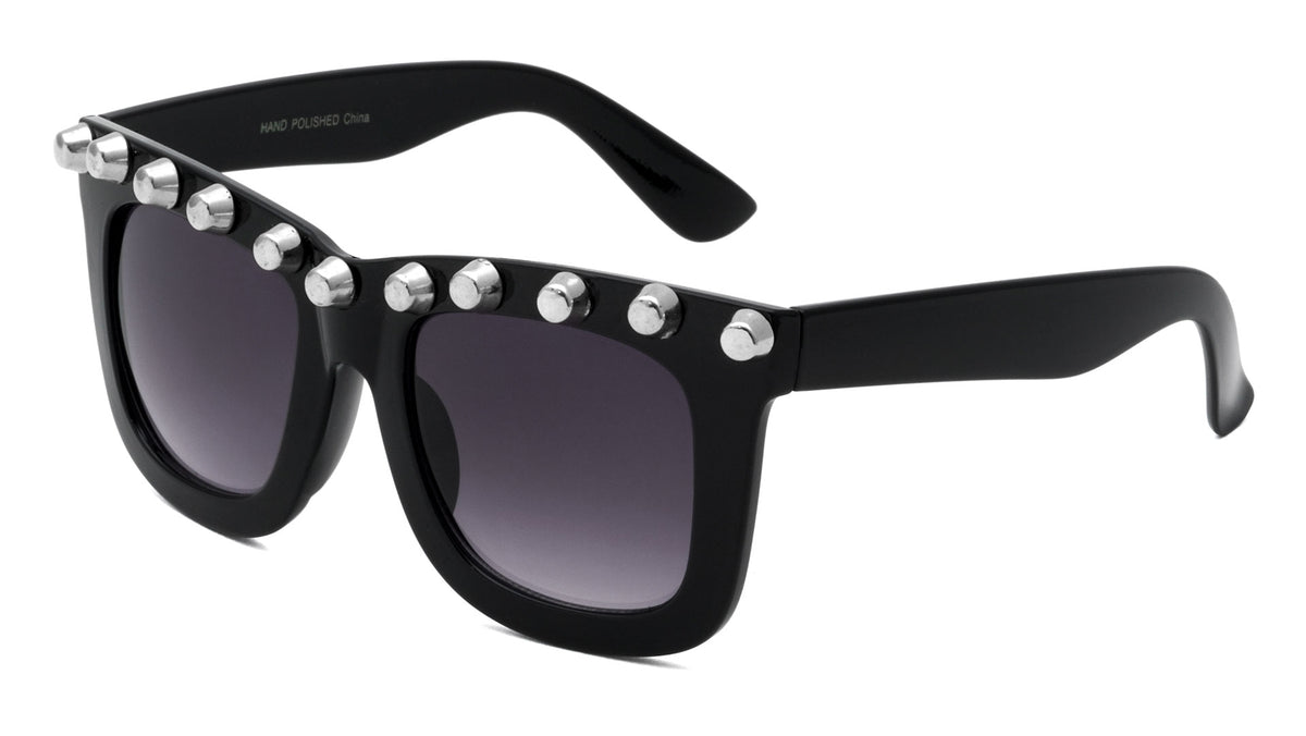 Classic Square Frame Barrel Studs Wholesale Sunglasses
