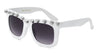 Classic Square Frame Barrel Studs Wholesale Sunglasses
