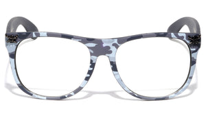 Classic Camouflage Clear Lens Wholesale Glasses