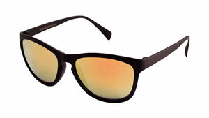 Classic Soft Rubber Coating Color Mirror Sunglasses