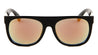 Leaf Flat Top Color Mirror Fashion Wholesale Sunglasses