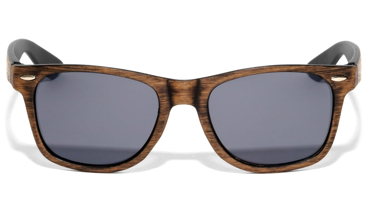 Classic Wood Texture Pattern Sunglasses