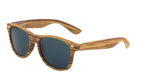 Classic Wood Pattern Spring Hinge Wholesale Bulk Sunglasses