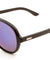 EKO Aviators Wood Sunglasses with Color Mirror Lens
