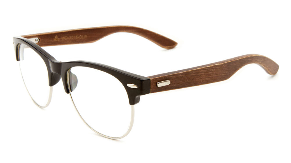EKO Combination Clear Wood Glasses Wholesale