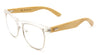 EKO Combination Clear Wood Eyewear Wholesale