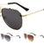 Aviators Thin Grille Fashion Sunglasses Wholesale